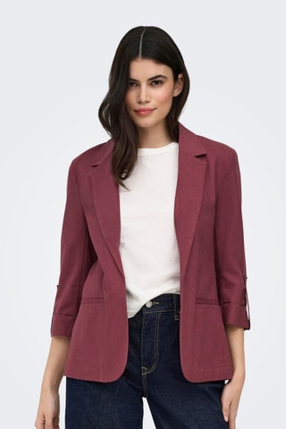 Chaqueta de lino - Rosa viejo