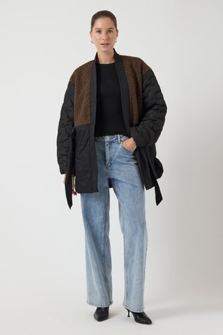 Chaqueta cruzada - Negro - Yas