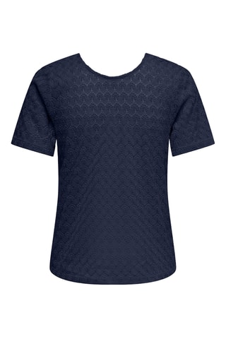 Top de encaje - Negro