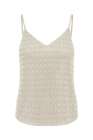 Top de encaje - Beige