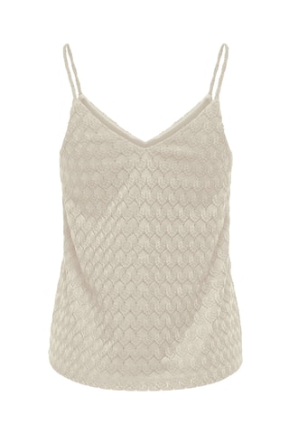 Top de encaje - Beige