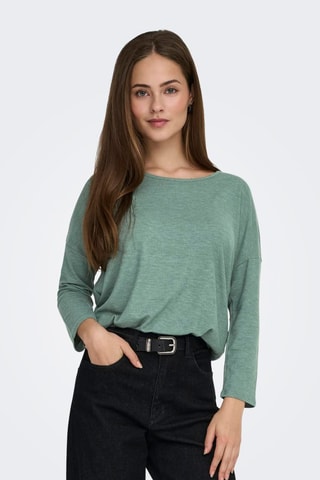 Top - Verde agua jaspeado