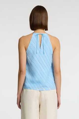 Top sin mangas - Azul claro - Selected