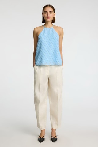 Top sin mangas - Azul claro - Selected