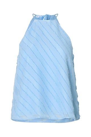 Top sin mangas - Azul claro - Selected