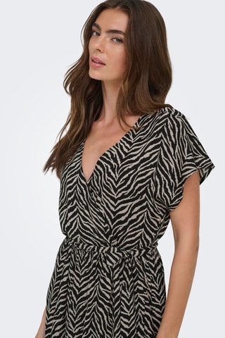 Vestido midi - Negro