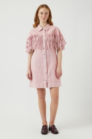 Vestido camisero - Rosa - Selected