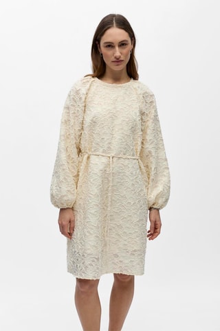Vestido recto - Crudo - Selected