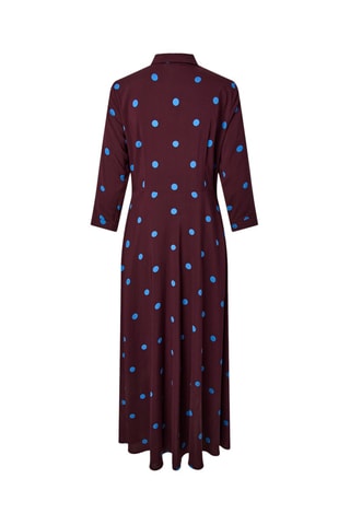 Vestido camisero - Burdeos - Selected