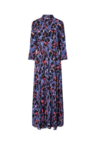 Vestido camisero - Azul - Selected