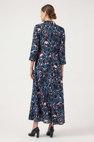 Vestido camisero - Azul - Selected