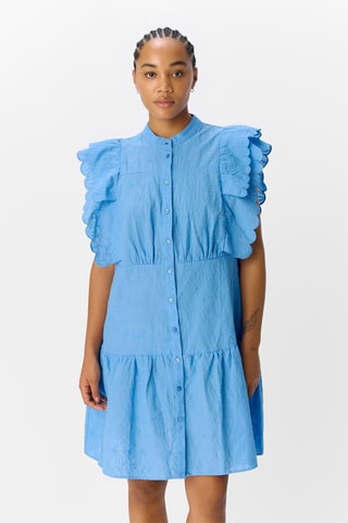 Vestido camisero - Azul - Selected