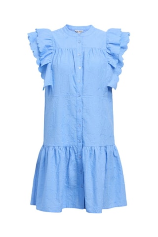 Vestido camisero - Azul - Selected