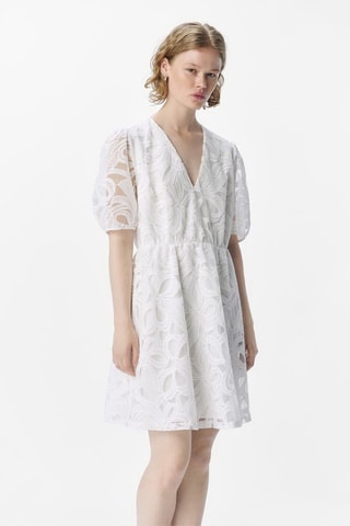 Vestido corto - Blanco - Selected