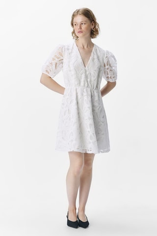Vestido corto - Blanco - Selected