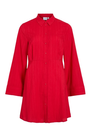 Vestido camisero - Rojo - Vila
