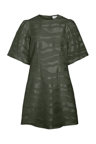 Vestido recto - Verde oscuro - Vila