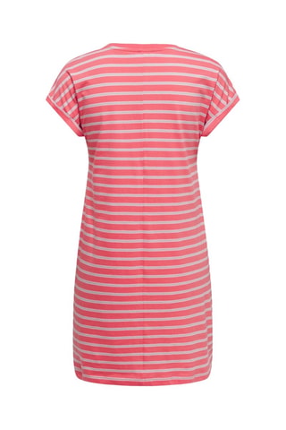 Vestido camiseta de algodón orgánico - Rosa