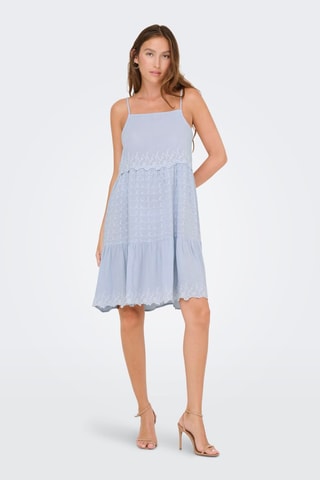 Vestido recto - Celeste