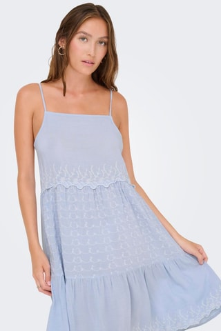 Vestido recto - Celeste