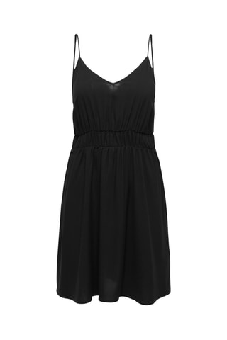 Vestido evasé - Negro
