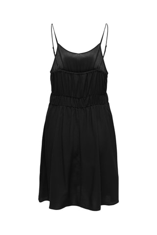 Vestido evasé - Negro