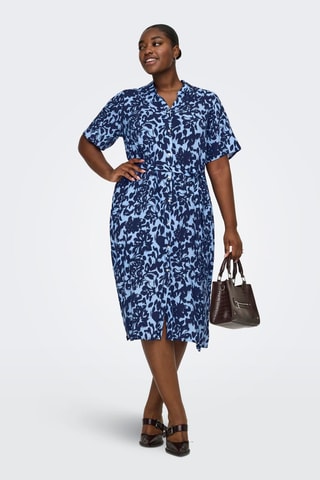 Vestido camisero - Azul