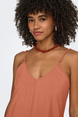 Vestido largo - Terracota