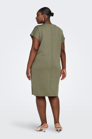 Vestido recto - Caqui