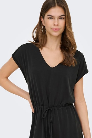Vestido evasé - Negro
