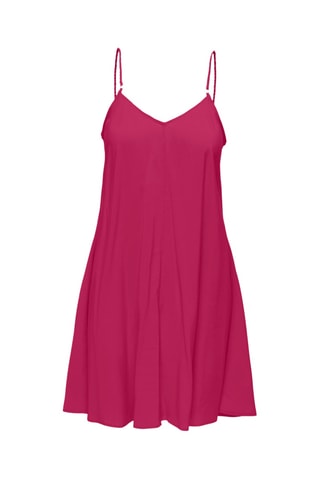 Vestido trapecio - Fucsia