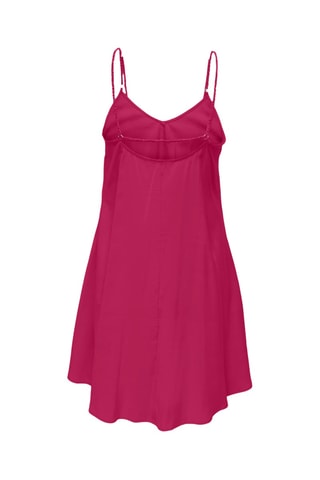 Vestido trapecio - Fucsia