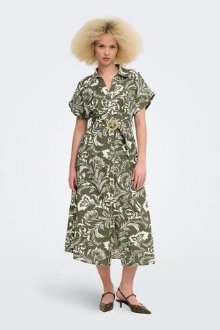 Vestido camisero - Verde