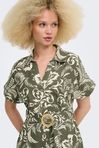 Vestido camisero - Verde