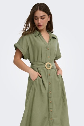 Vestido camisero - Verde