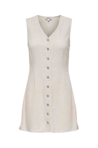 Vestido recto - Gris claro
