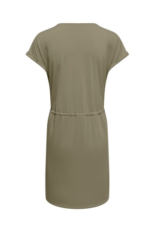 Vestido evasé - Caqui