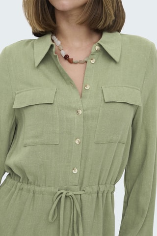 Vestido camisero - Verde