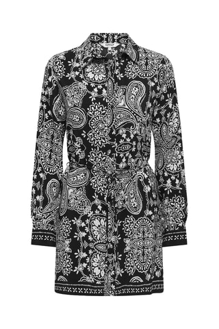Vestido camisero - Negro