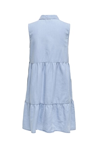 Vestido camisero vaquero - Azul claro