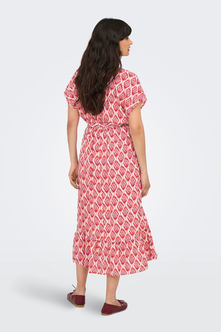 Vestido recto - Rojo