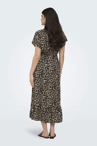 Vestido recto - Marrón