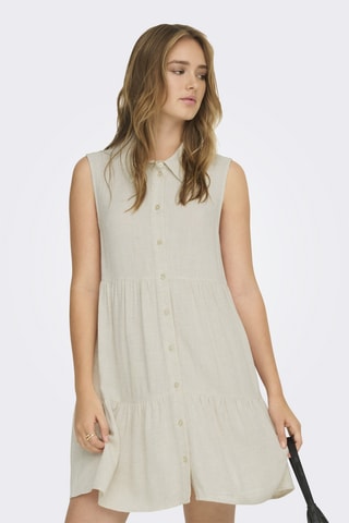 Vestido camisero - Gris claro