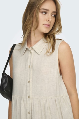 Vestido camisero - Gris claro