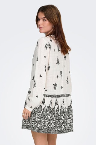 Vestido recto - Blanco
