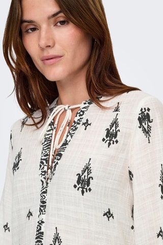 Vestido recto - Blanco