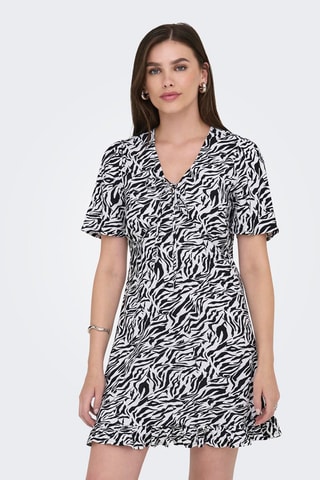 Vestido trapecio - Negro