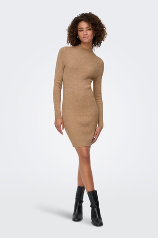Vestido jersey - Camel