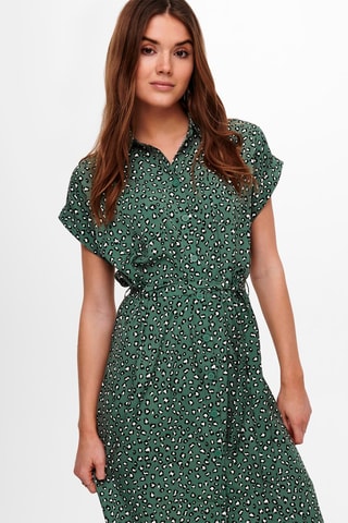 Vestido camisero - Verde oscuro