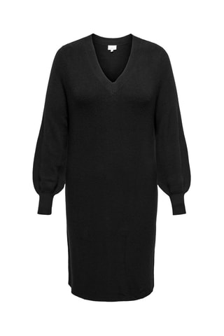 Vestido jersey - Negro
